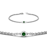single-diamond-chain-bracelet-with-emerald-in-14k-white-gold-fdbr651576gemgrangle2-nl-wg